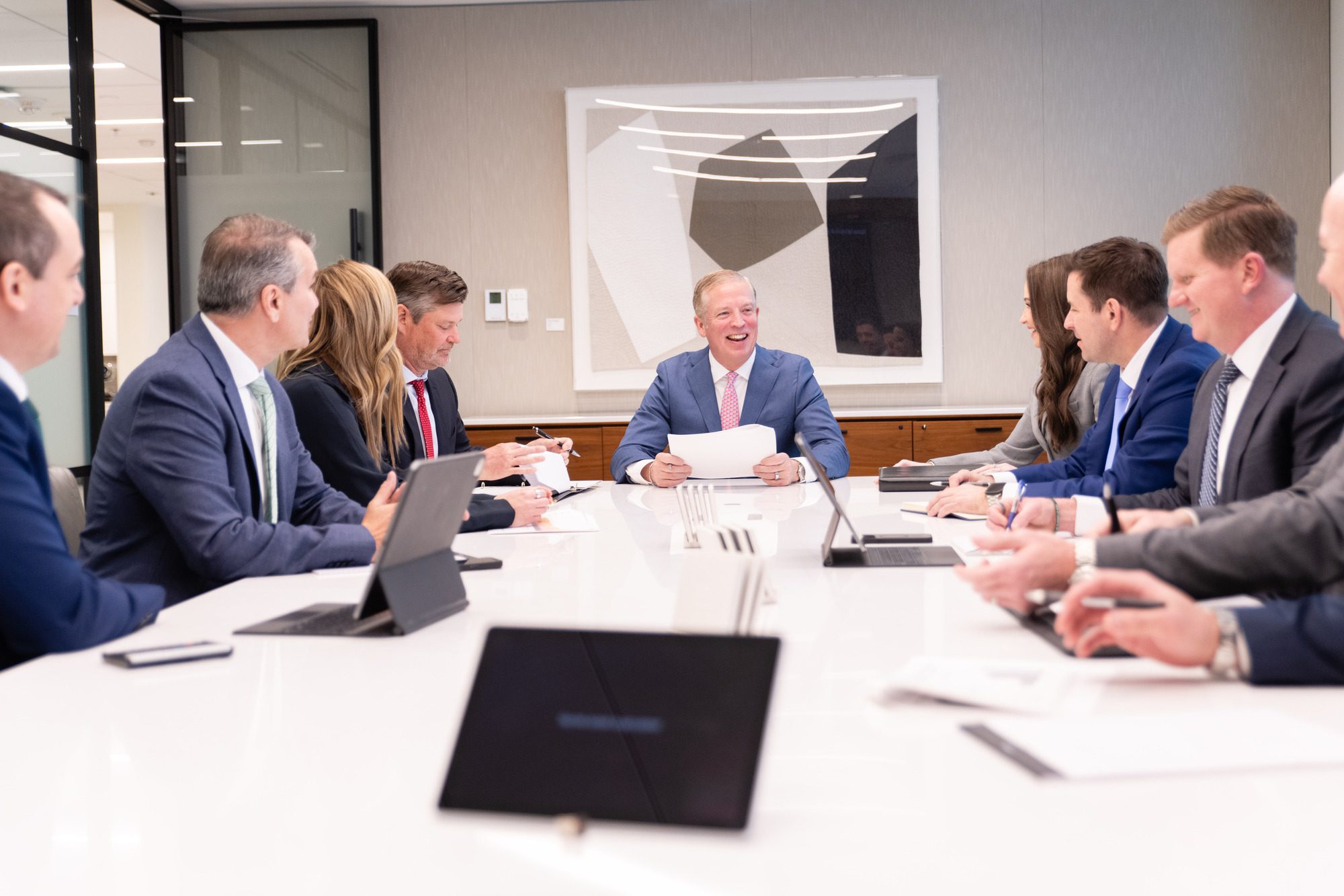 team in conference room